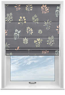 Botanical Velvet, Multi - Roman Blind